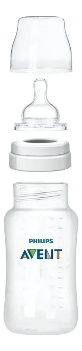 Mamadeiras Philips Avent Anti-colic Transp. 125/260/330 Ml Cor Transparente Transparente