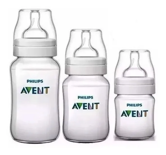 Mamadeiras Philips Avent Anti-colic Transp. 125/260/330 Ml Cor Transparente Transparente